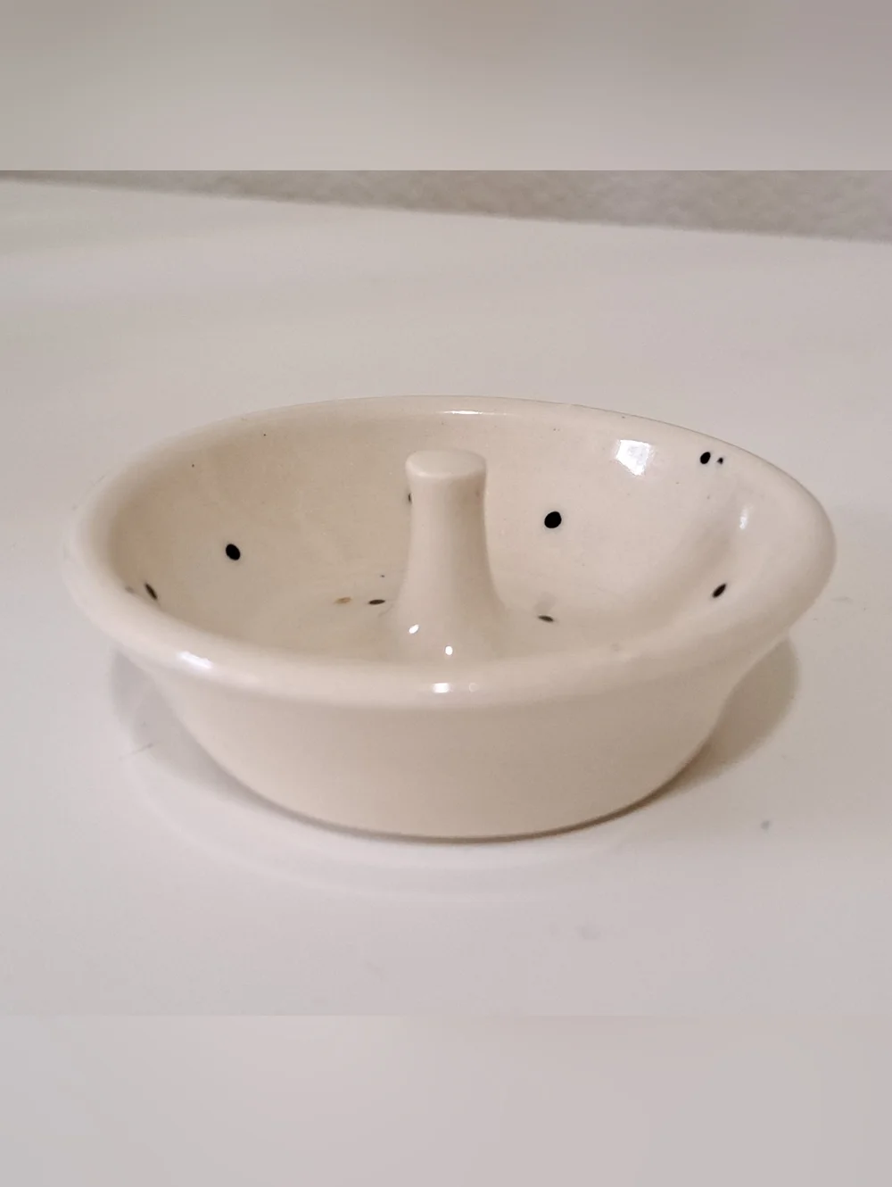 Studio Art Pottery Ring Holder Jewelry Dish Handmade